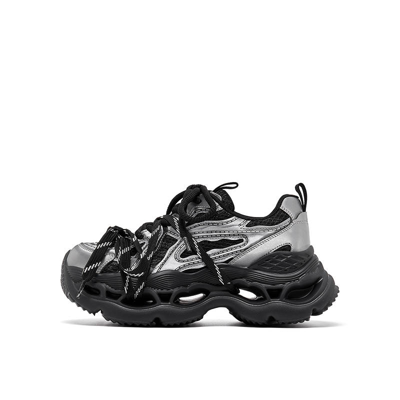 Acupuncture Abrasion Resistant, Breathable, Lightweight Low top Chunky Sneakers Women's