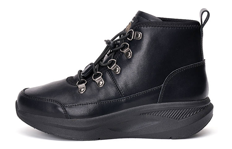 Joy&Mario Synthetic Leather Height Increasing Mid top Casual Shoes 4cm Women's