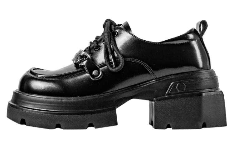 MIAOLV Cow Split Leather Casual Shoes 7.5cm Women's