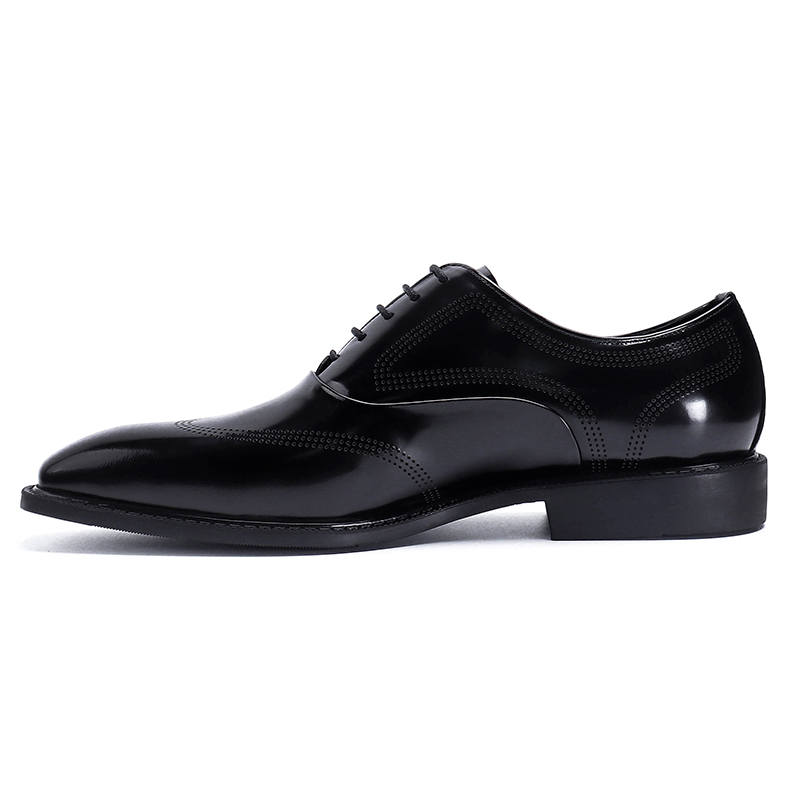 ASTON M.JAZZ Dress Shoes Men's Low Top Black/Burgundy