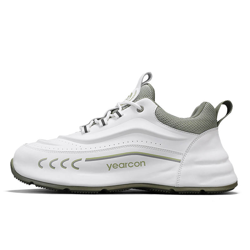 YEARCON Synthetic Leather, Textile Low top Casual Shoes Men's