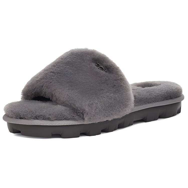 UGG Odor Resistant, Abrasion Resistant Slide Slippers Women's Charcoal Gray