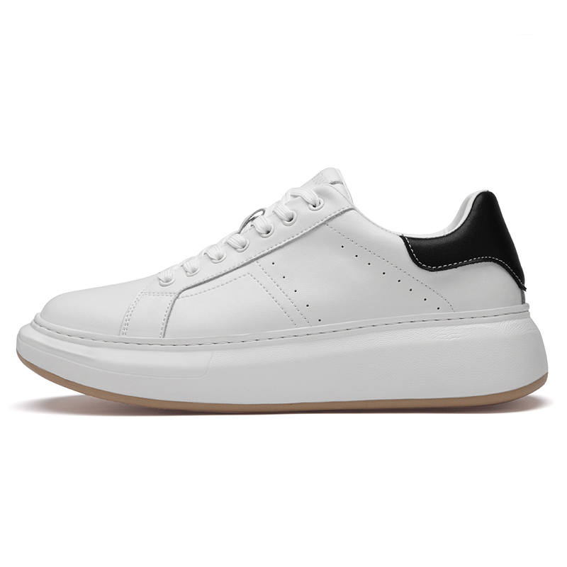 DUNNU Cow Split Leather Low top Skateboard Shoes Men's