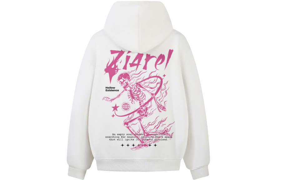 ZIAREL Sweatshirts Unisex Hooded Moderate Heavyweight