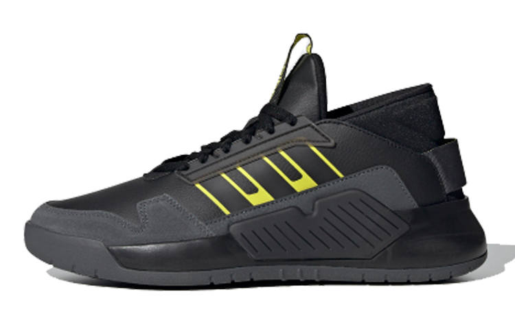 Adidas Neo Bball90s 'Black Gray Yellow'