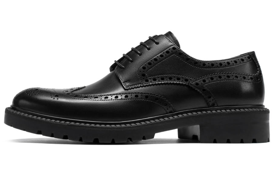 ROBERTA DI CAMERINO Cow Leather Dress Shoes Men's Black