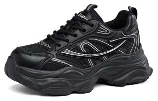 KEKAFU Artificial Leather Low top Chunky Sneakers Women's