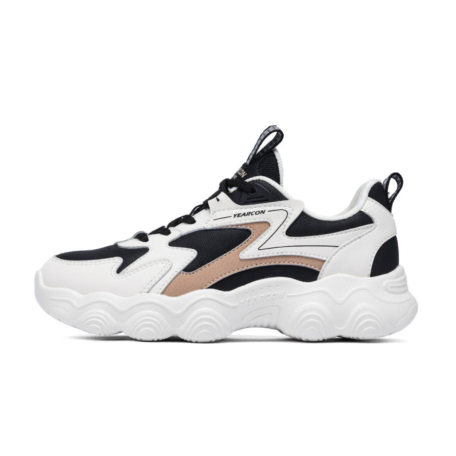 YEARCON Fabric Low top Leather Connection Women's