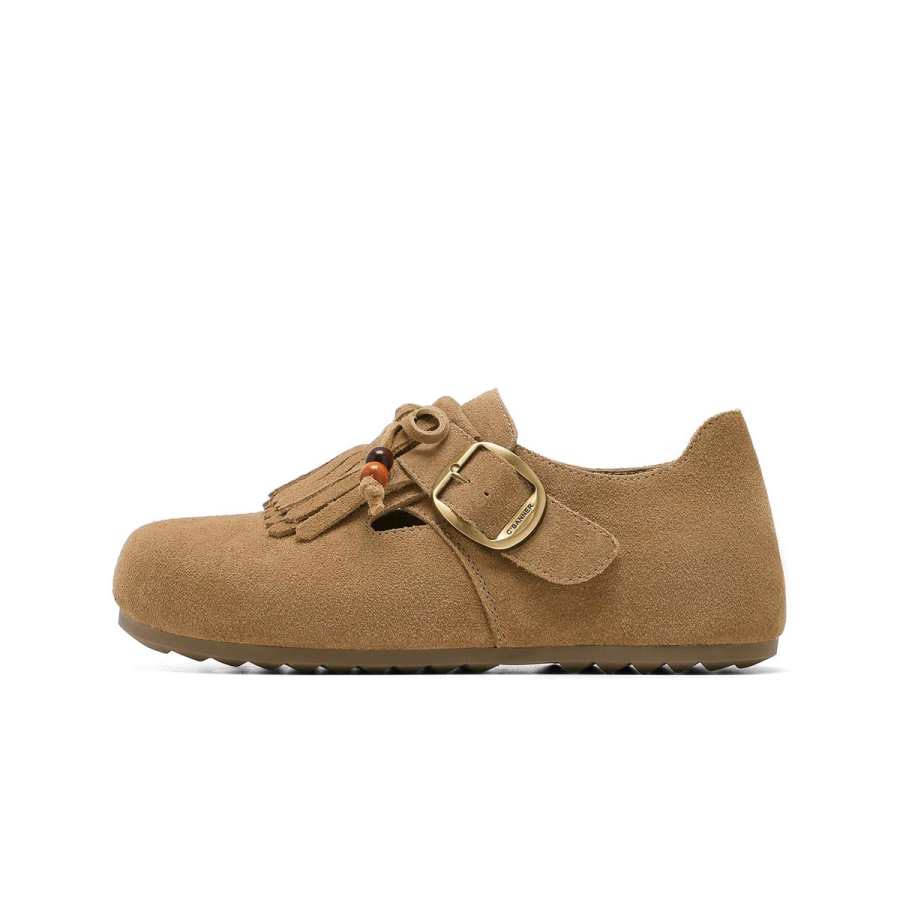 C°BANNER Cow Split Leather Low top Casual Shoes Women's