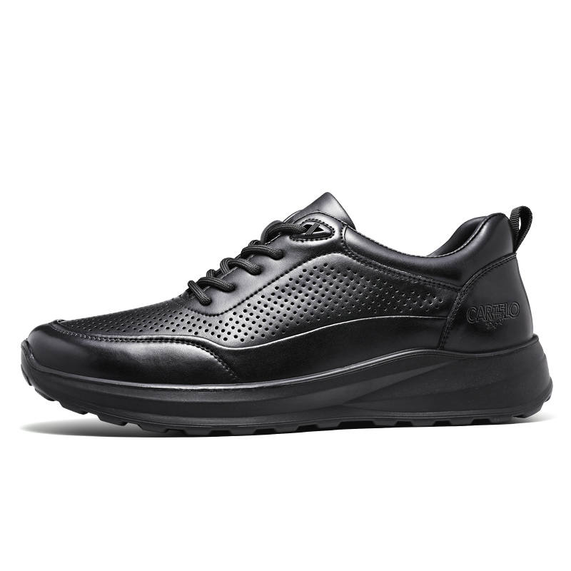 CARTELO Cow Split Leather Casual Leather Shoes Men's