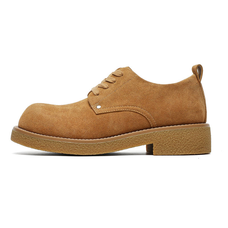 MINGYITU Cow Suede Casual Shoes Men's