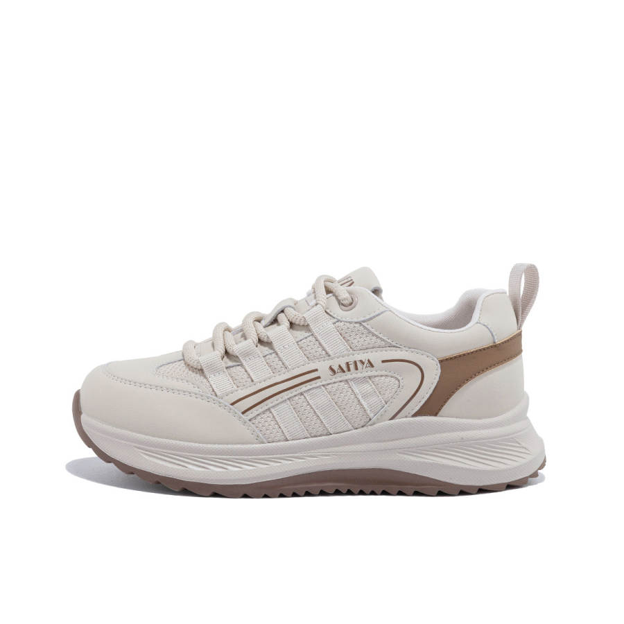 Safiya Textile, Synthetic Leather Low top Casual Shoes Women's