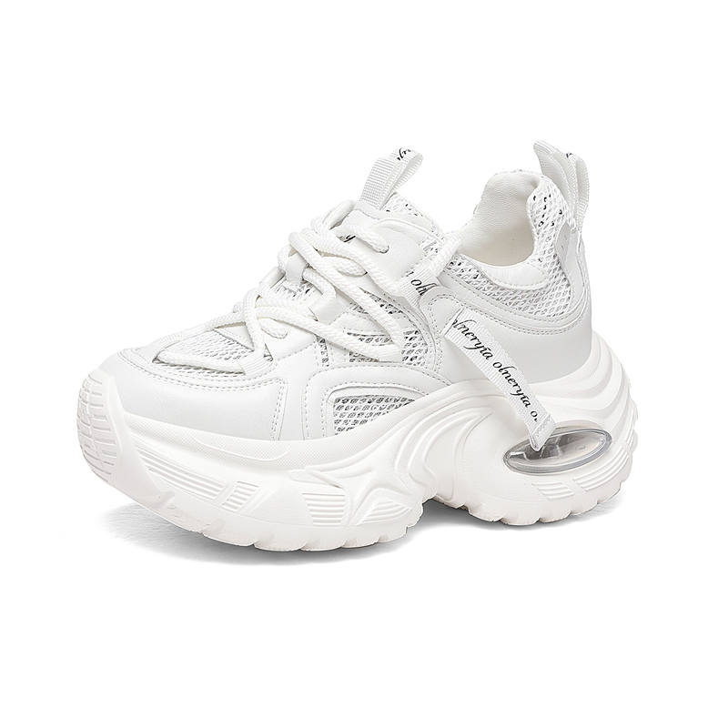 JINSITU Slip Resistant Height Increasing Low top Chunky Sneakers Women's
