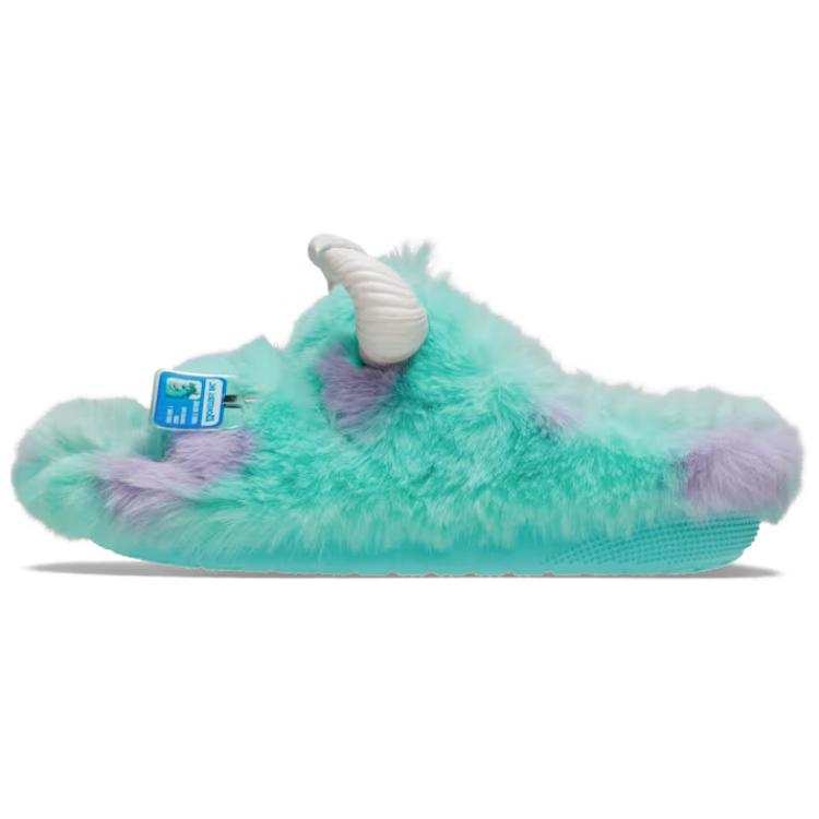 Crocs x GUAISHOUDIANLIGONGSI Slide Slippers Unisex Blue Purple