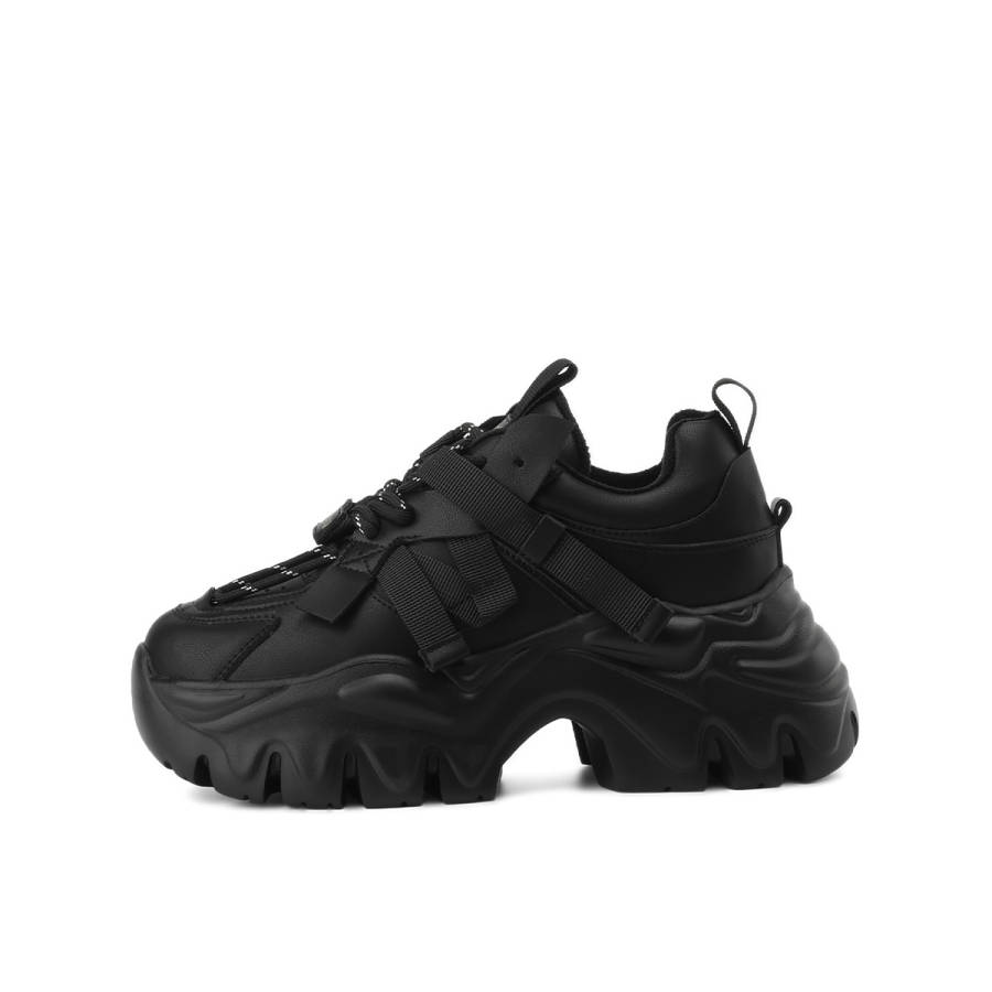 BOERDIQI Wandering Collection Height Increasing Breathable Height Increasing Breathable Chunky Sneakers Women's