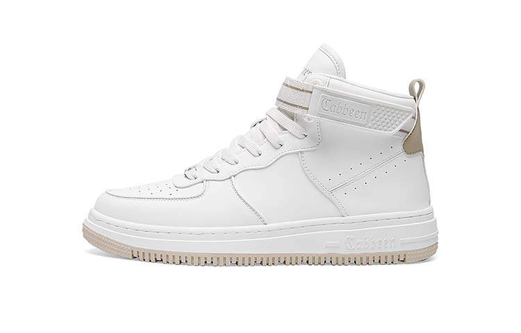 Cabbeen Cabbeen High top Skateboard Shoes Men's White