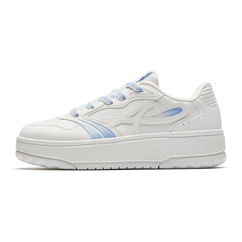 Anta Sunny Breeze Low top Skateboard Shoes Women's Papyrus White/Danube Blue