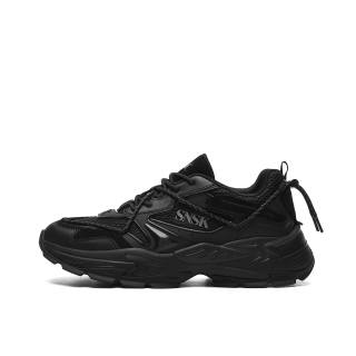 SNSK Microfiber Leather Low top Chunky Sneakers 4cm Unisex
