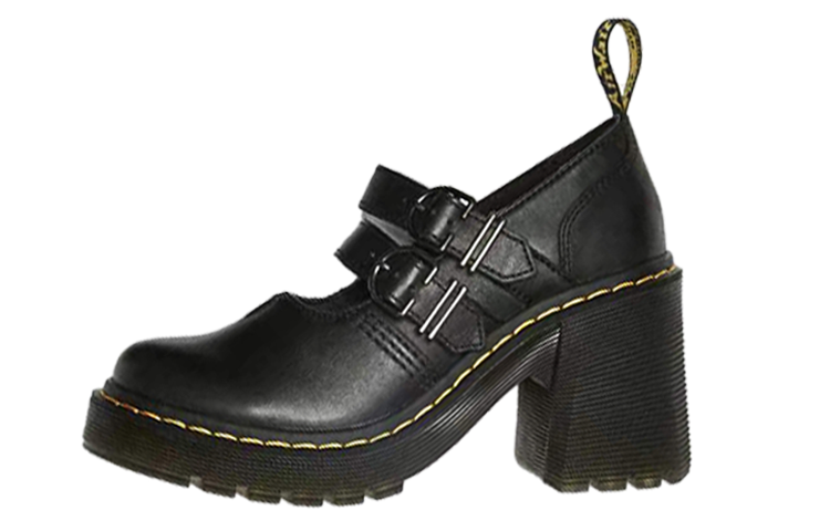 Dr.Martens Dr. Martens Eviee Sendal Leather Heeled Shoes 'Black' Women's