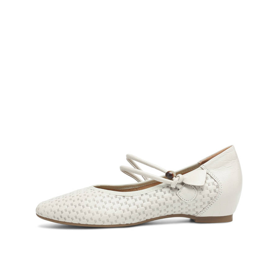 BOERDIQI Sheepskin Flat Mary Jane Shoes Women's