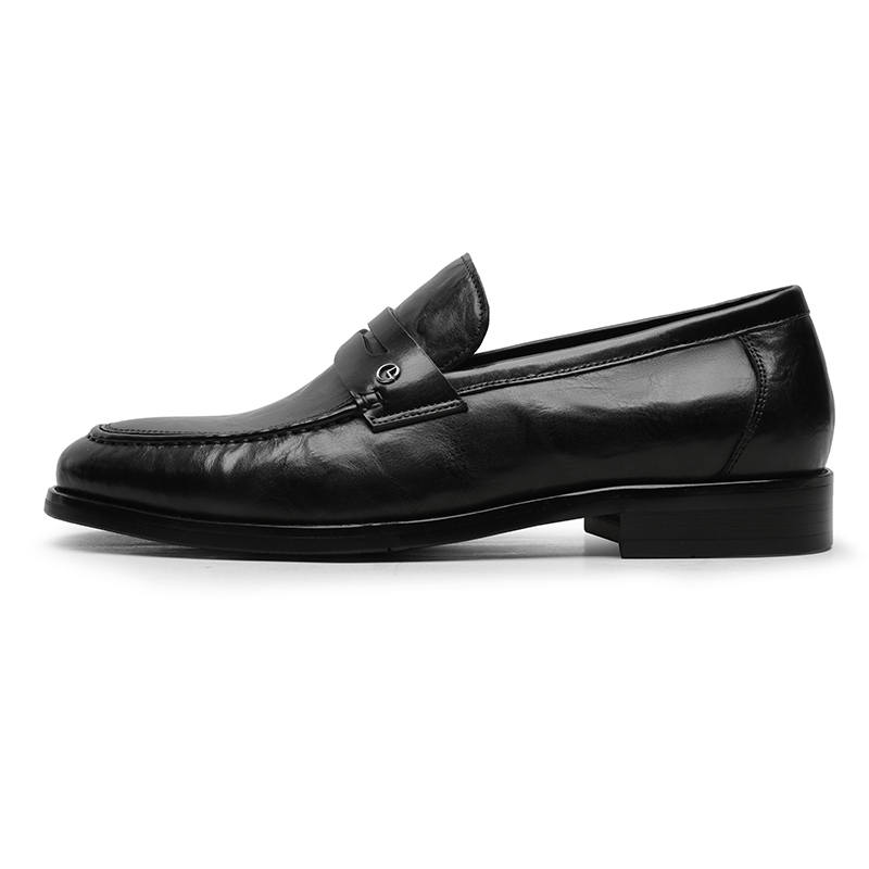 GOLDLION Loafers Men's Low Top Black
