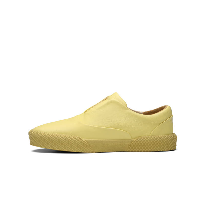 PARDASAUL Men's Casual Shoes Men's Low Top Black/Yellow