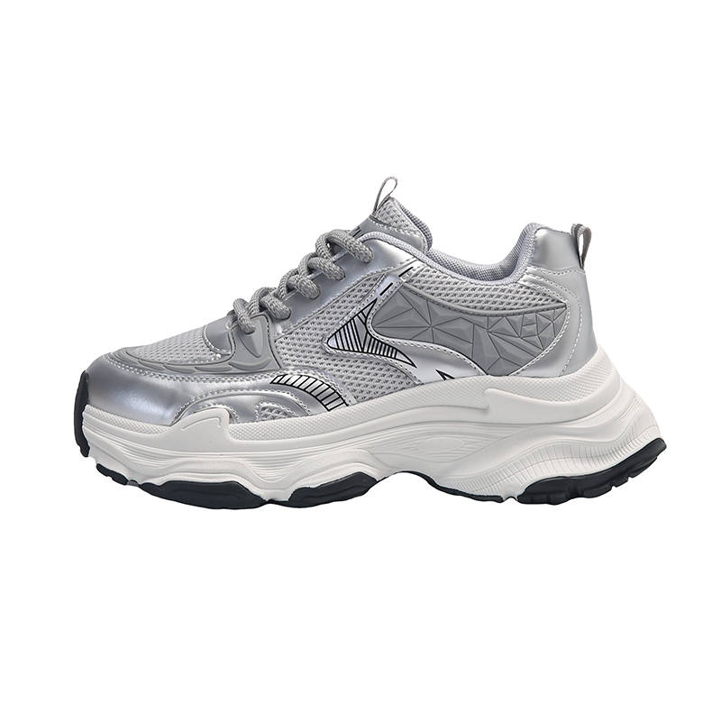 GONGNIUMEILI Pu Chunky Sneakers Women's