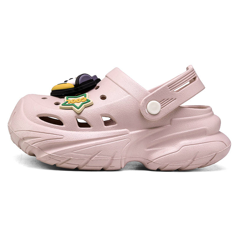YINGLUNQISHI British Knights Clogs Men's Pink