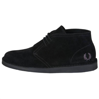 FRED PERRY Hawley Suede Ankle Boots Men's Black