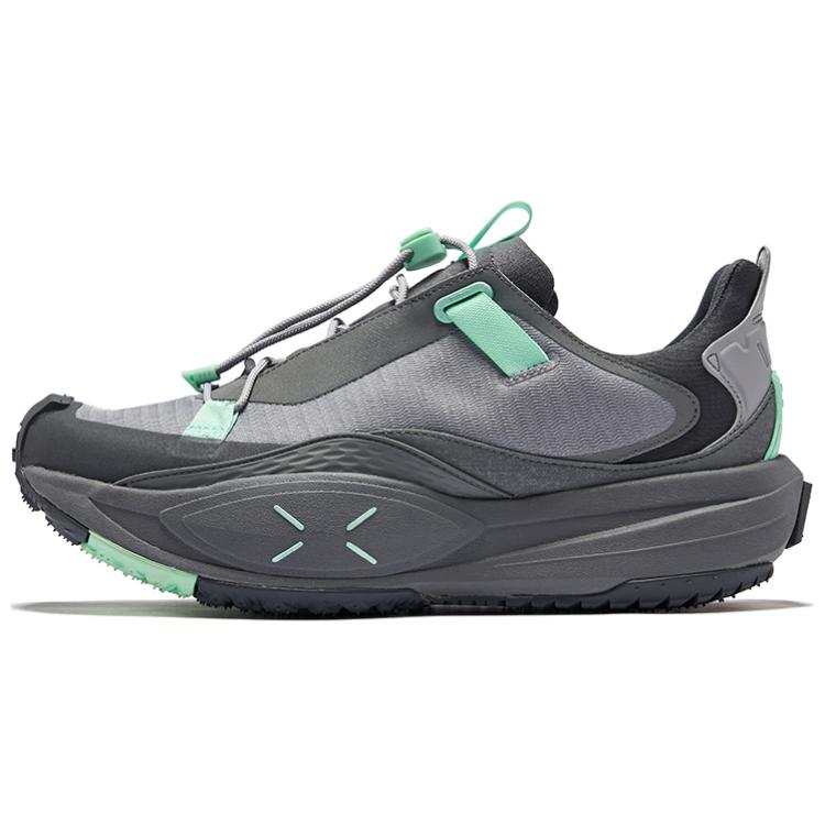 Erke Low top Hiking Shoes Men's Snow Gray Carbon Gray