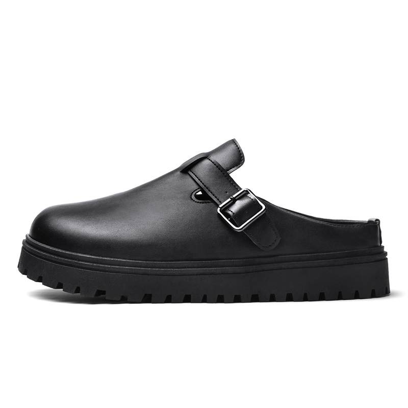 NMR NMR Abrasion Resistant Slip Resistant Closed Toe Slippers Men's Black