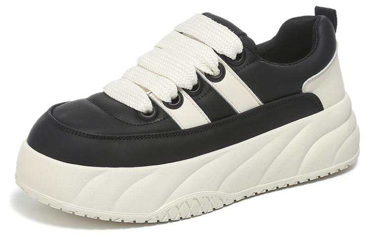 KEKAFU PU Synthetic Leather Height Increasing Height Increasing Low top Skateboard Shoes Women's