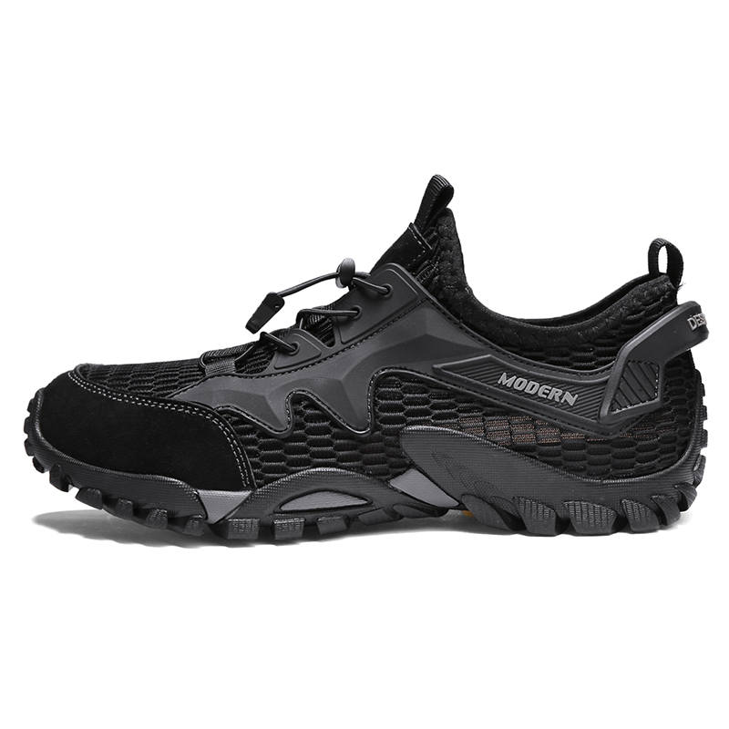 WENNAI Men's Casual Shoes Men's Low Top Black