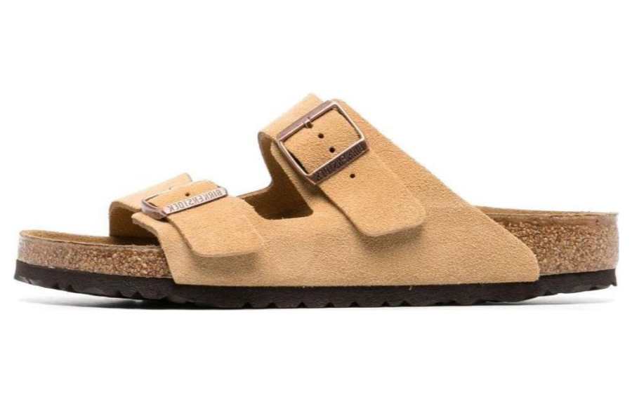 Birkenstock Odor Resistant Slide Slippers Men's Sandy Beige