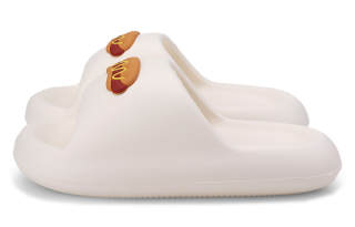XMISTUO Slide Slippers Unisex Black, White