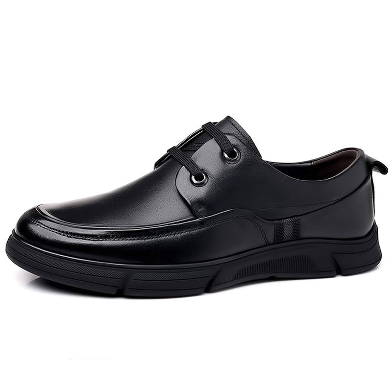 SHUPATE Cow Leather Casual Shoes Men's Black