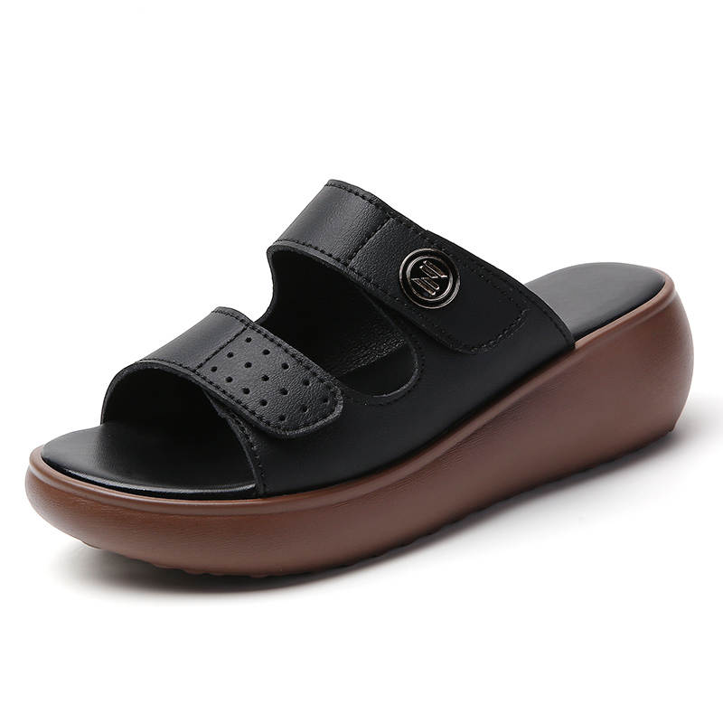 Reivantix Reivanti Slip Resistant Slide Slippers Women's Black