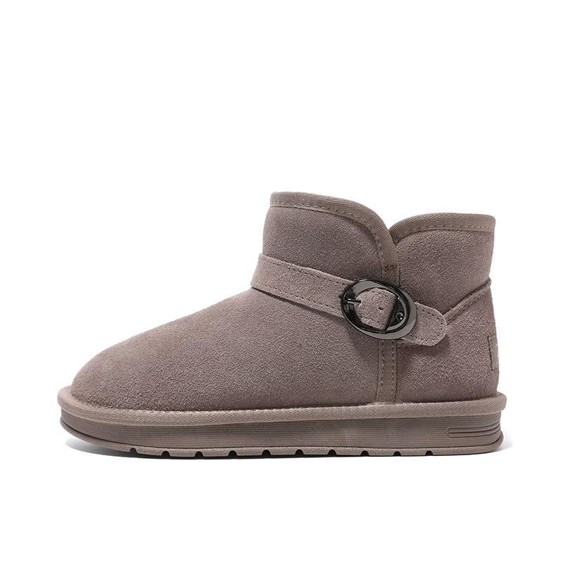 ZHR Snow Boots Women's Light Gray/Khaki/Coffee/Black