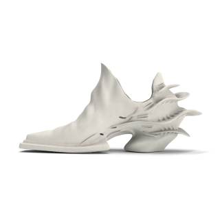Scry Neptune Middle Mid top Casual Shoes Unisex White
