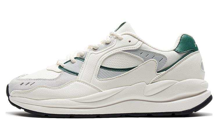 XTEP Slip Resistant Abrasion Resistant Slip Resistant Abrasion Resistant Low top Casual Shoes Men's White Green Gray