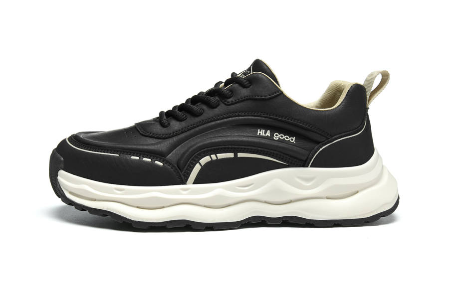HLA Casual Shoes Men's Low Top Apricot, Black, Beige
