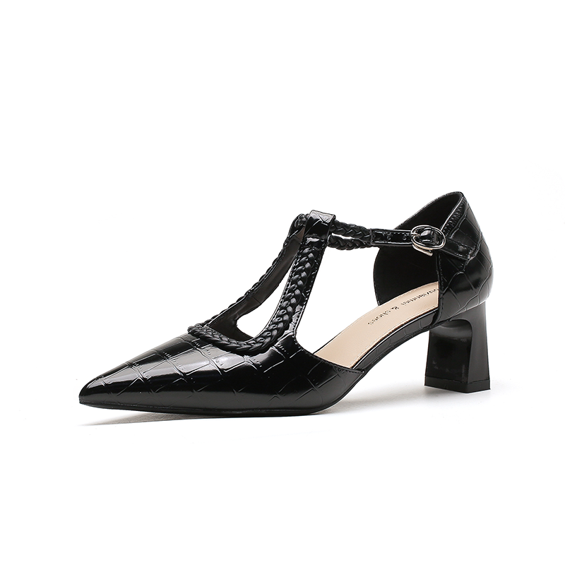 QITUMAUL Chunky Heel High Heels Women's