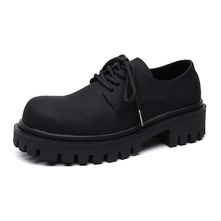 KAQIAODI Microfiber Leather Casual Shoes Men's Black