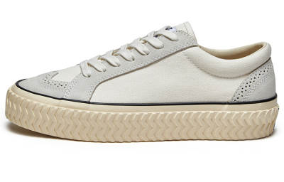 Excelsior Cookie Shoes CARVER CLASSIC Skate Shoes Low top Canvas Shoes Unisex White Gray