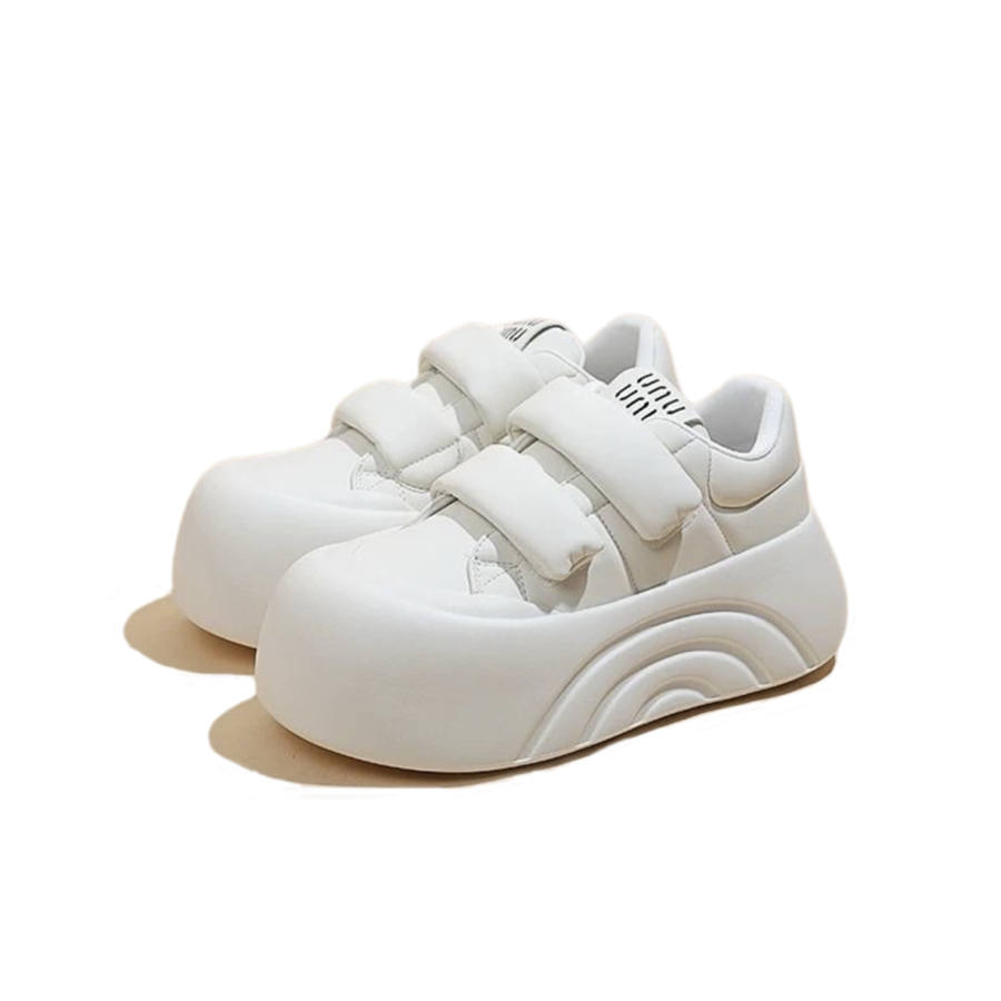 Medd Microfiber Leather Low top Skateboard Shoes Women's Ecru