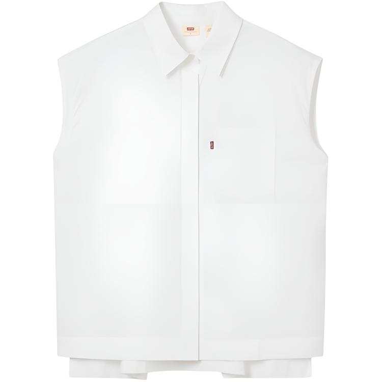 Levis Levis Shirts Women's Moon White Lapel Moderate
