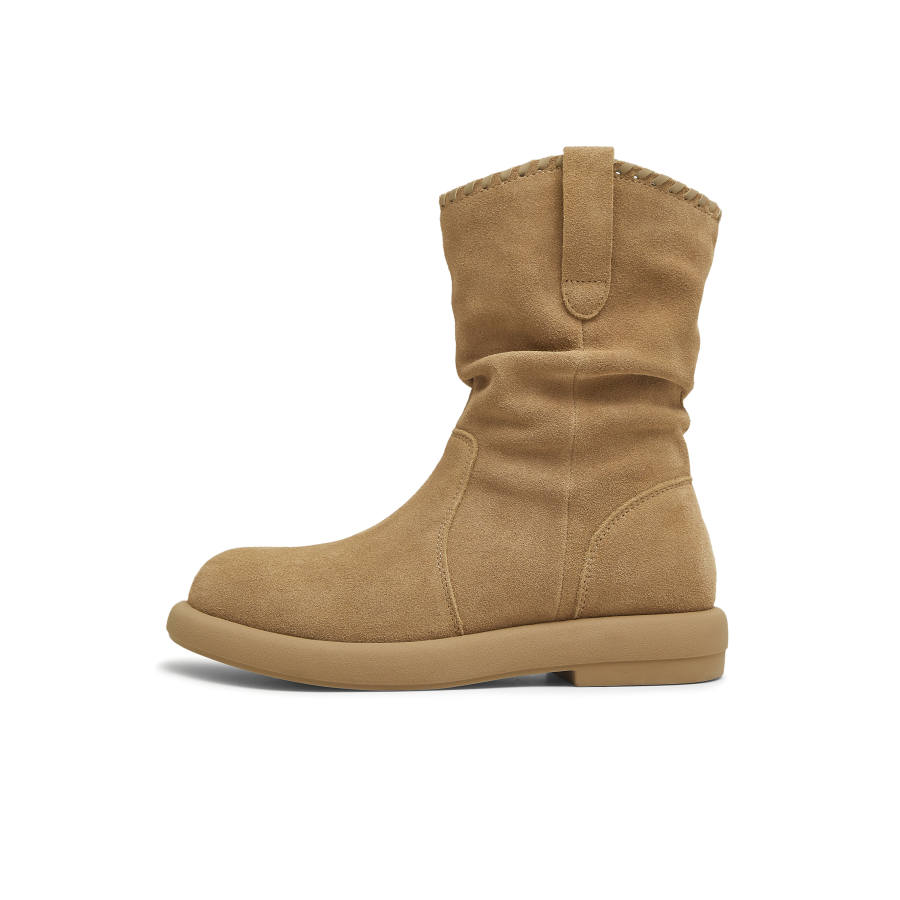 Teenmix Weald Wilderness Collection, Pre Fall Tactical Boots Cow Split Leather Ankle Boots 3.5cm Women's