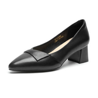 HUANAI High Heels Women's Black/Beige