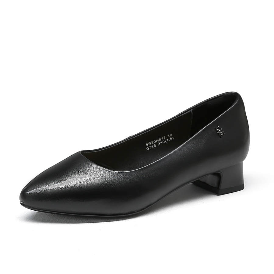 Spider King Top Grain Cow Leather Casual Shoes Women's Black