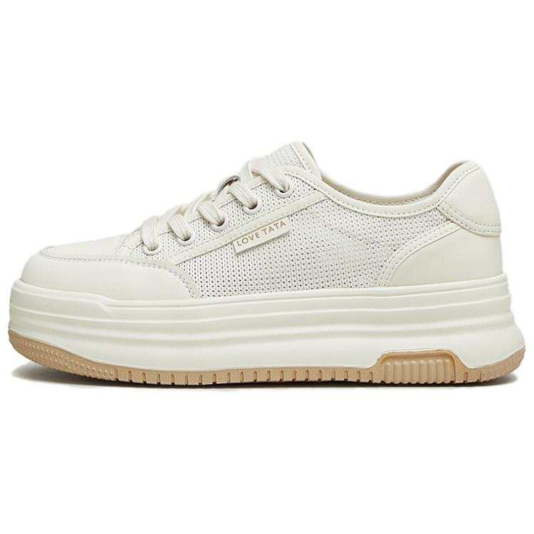 Tata Skateboard Shoes Women's Low Top Solid Color